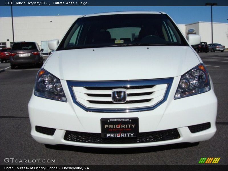 Taffeta White / Beige 2010 Honda Odyssey EX-L