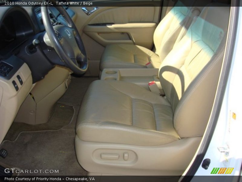 Taffeta White / Beige 2010 Honda Odyssey EX-L