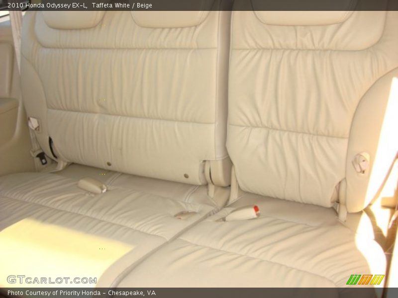 Taffeta White / Beige 2010 Honda Odyssey EX-L