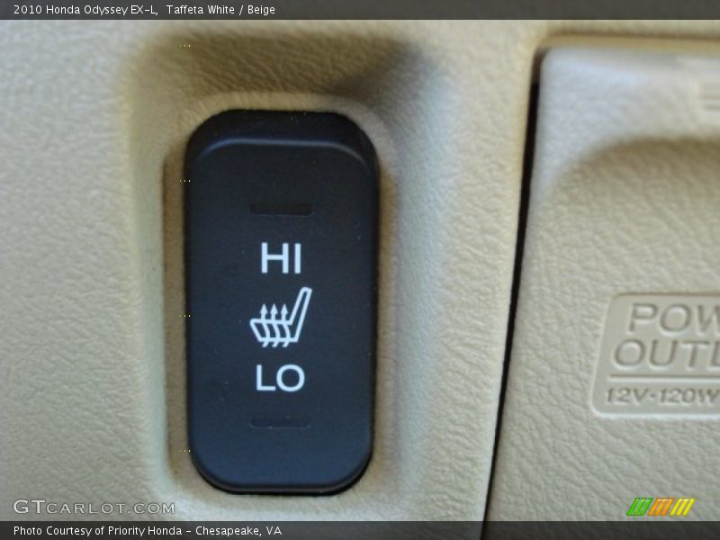 Taffeta White / Beige 2010 Honda Odyssey EX-L