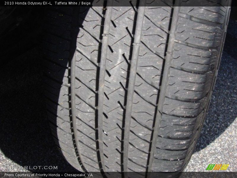 Taffeta White / Beige 2010 Honda Odyssey EX-L