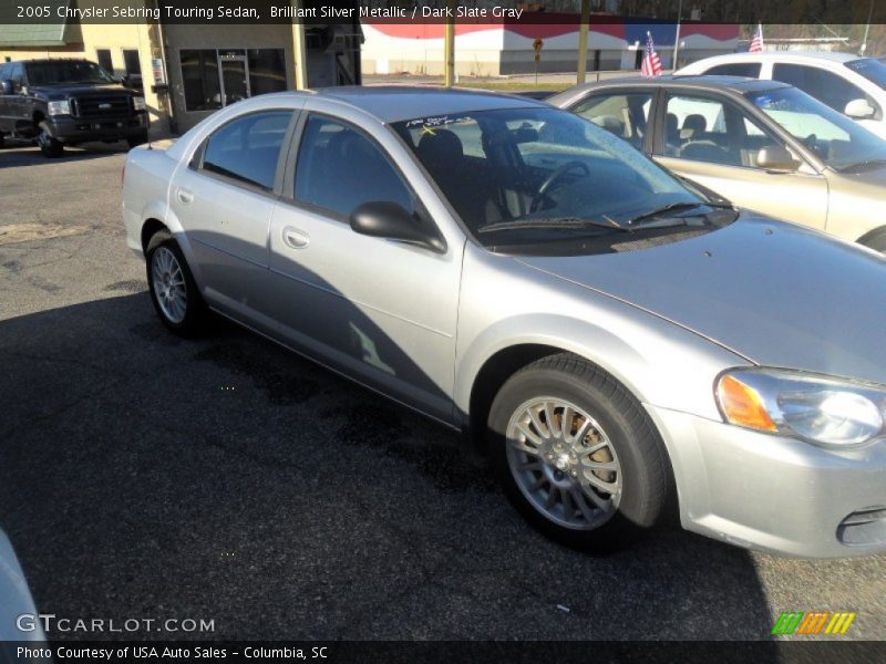 Brilliant Silver Metallic / Dark Slate Gray 2005 Chrysler Sebring Touring Sedan