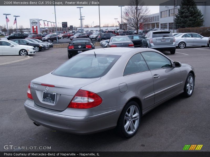 Pewter Metallic / Black 2006 Mercedes-Benz CLK 350 Coupe