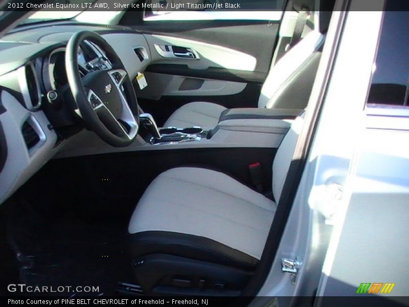 Silver Ice Metallic / Light Titanium/Jet Black 2012 Chevrolet Equinox LTZ AWD