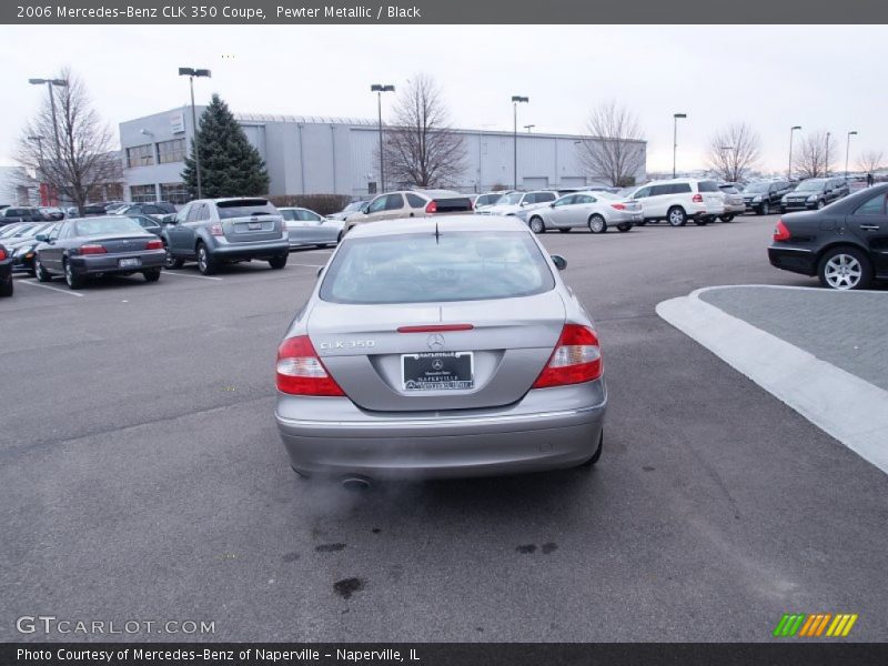 Pewter Metallic / Black 2006 Mercedes-Benz CLK 350 Coupe