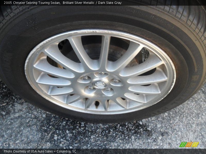 Brilliant Silver Metallic / Dark Slate Gray 2005 Chrysler Sebring Touring Sedan