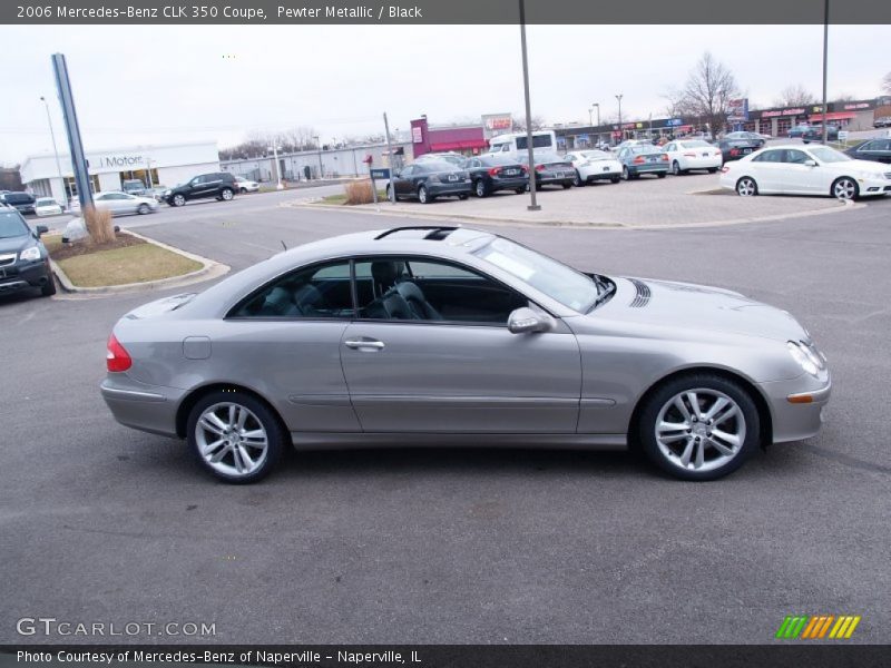 Pewter Metallic / Black 2006 Mercedes-Benz CLK 350 Coupe