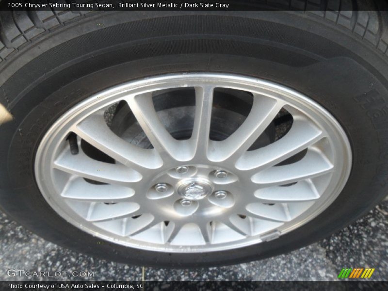 Brilliant Silver Metallic / Dark Slate Gray 2005 Chrysler Sebring Touring Sedan