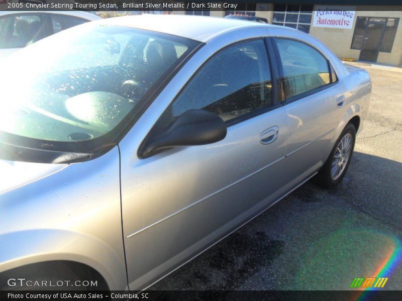 Brilliant Silver Metallic / Dark Slate Gray 2005 Chrysler Sebring Touring Sedan