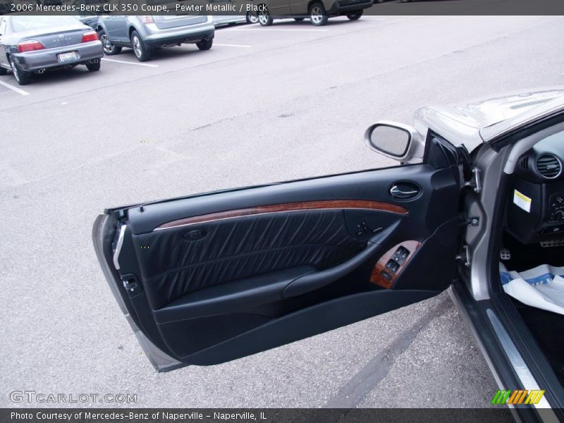 Pewter Metallic / Black 2006 Mercedes-Benz CLK 350 Coupe