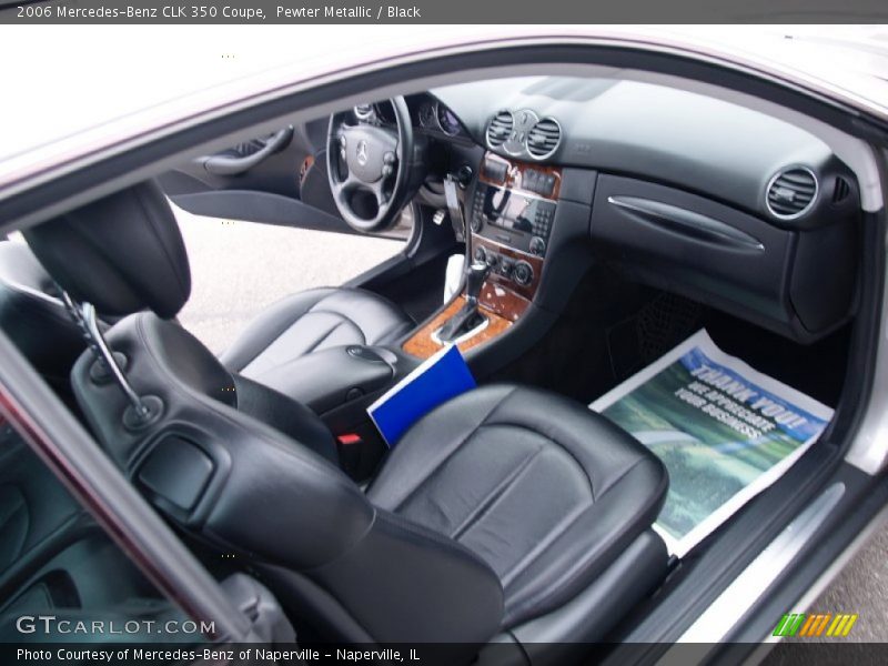 Pewter Metallic / Black 2006 Mercedes-Benz CLK 350 Coupe