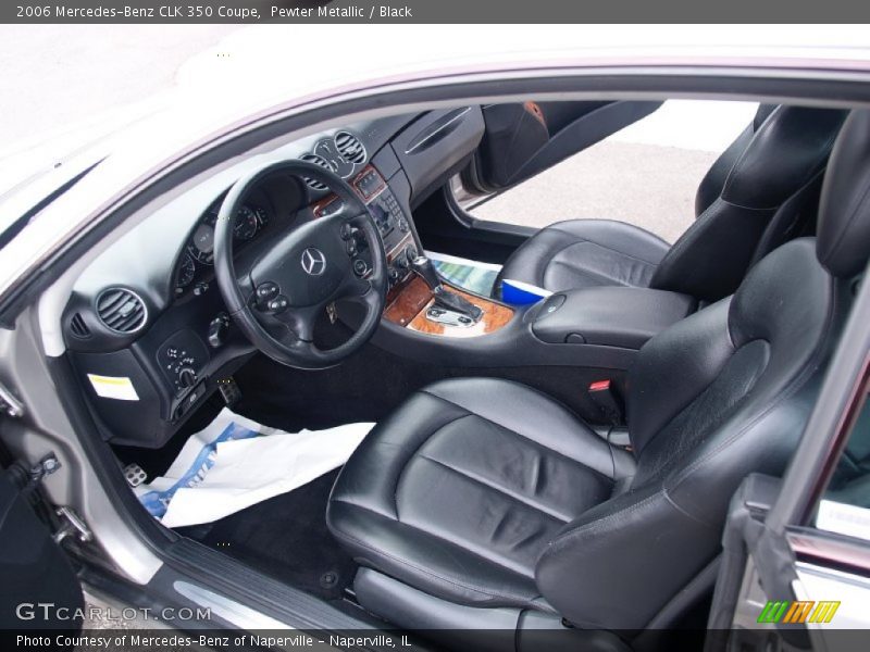 Pewter Metallic / Black 2006 Mercedes-Benz CLK 350 Coupe