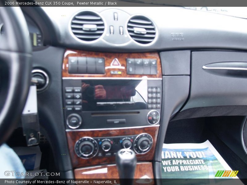 Pewter Metallic / Black 2006 Mercedes-Benz CLK 350 Coupe