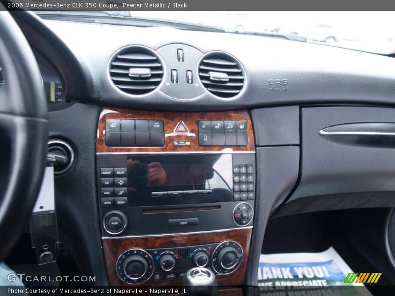 Pewter Metallic / Black 2006 Mercedes-Benz CLK 350 Coupe
