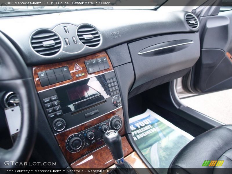 Pewter Metallic / Black 2006 Mercedes-Benz CLK 350 Coupe
