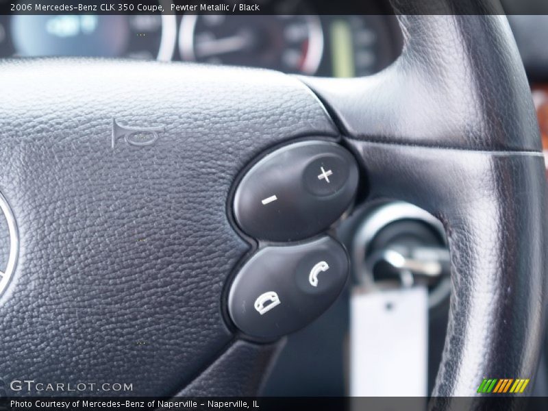 Pewter Metallic / Black 2006 Mercedes-Benz CLK 350 Coupe