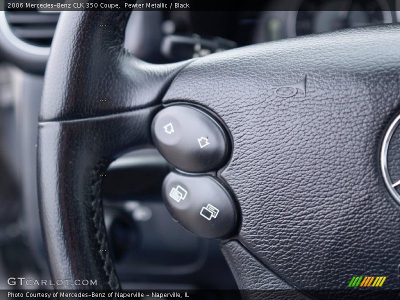 Pewter Metallic / Black 2006 Mercedes-Benz CLK 350 Coupe