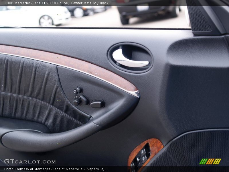 Pewter Metallic / Black 2006 Mercedes-Benz CLK 350 Coupe
