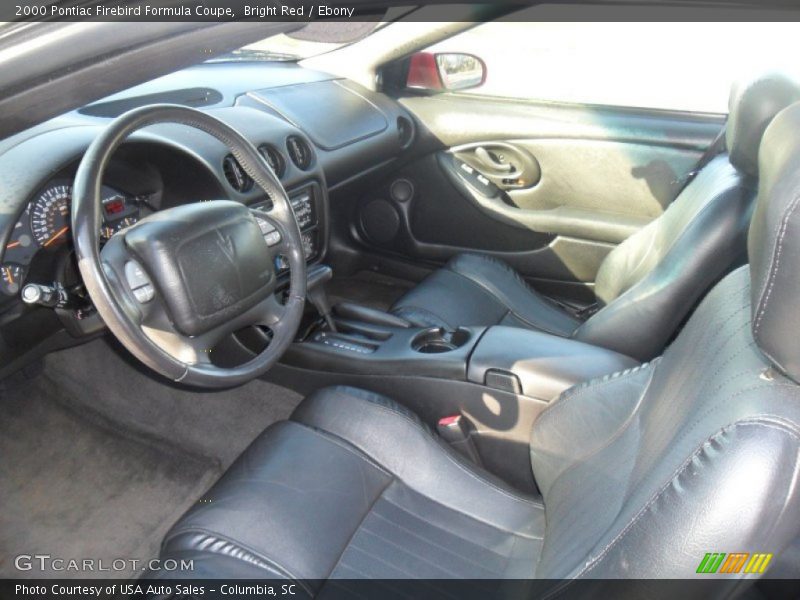  2000 Firebird Formula Coupe Ebony Interior