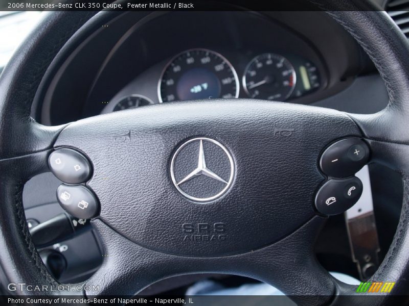 Pewter Metallic / Black 2006 Mercedes-Benz CLK 350 Coupe