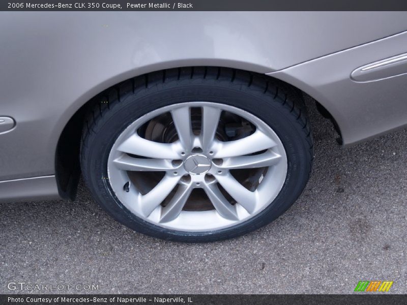 Pewter Metallic / Black 2006 Mercedes-Benz CLK 350 Coupe