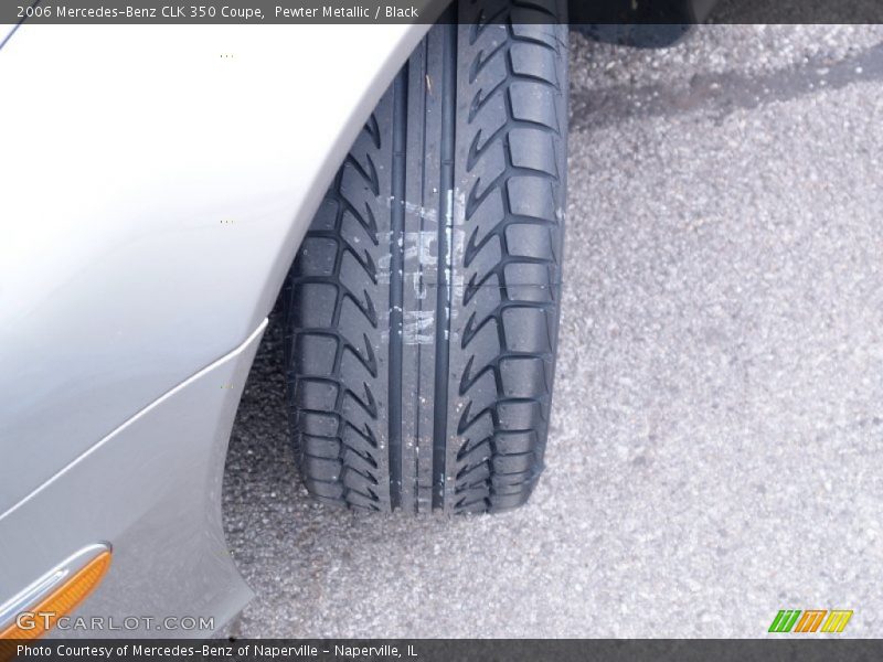 Pewter Metallic / Black 2006 Mercedes-Benz CLK 350 Coupe