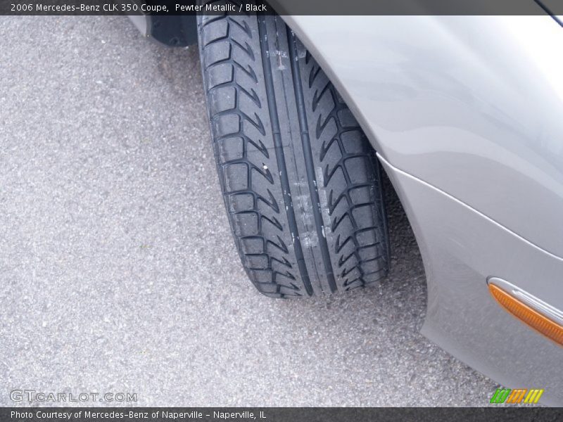 Pewter Metallic / Black 2006 Mercedes-Benz CLK 350 Coupe