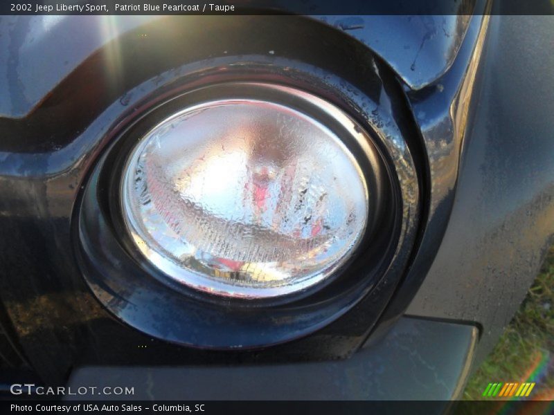 Patriot Blue Pearlcoat / Taupe 2002 Jeep Liberty Sport