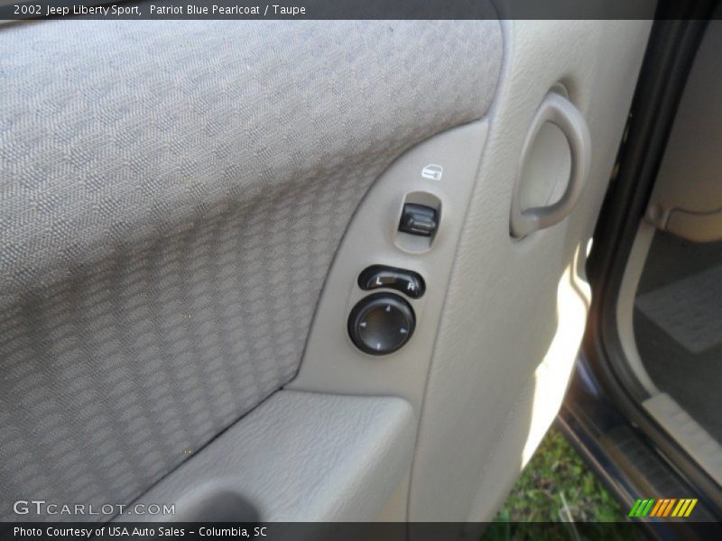 Patriot Blue Pearlcoat / Taupe 2002 Jeep Liberty Sport