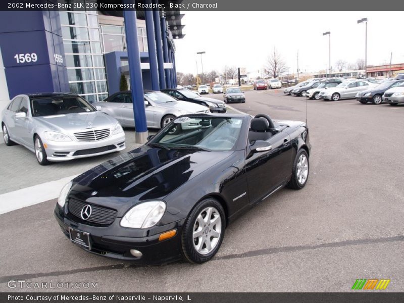 Black / Charcoal 2002 Mercedes-Benz SLK 230 Kompressor Roadster