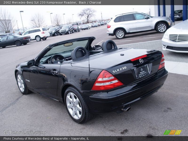 Black / Charcoal 2002 Mercedes-Benz SLK 230 Kompressor Roadster