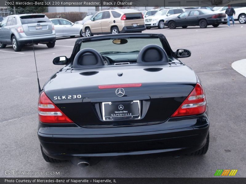 Black / Charcoal 2002 Mercedes-Benz SLK 230 Kompressor Roadster