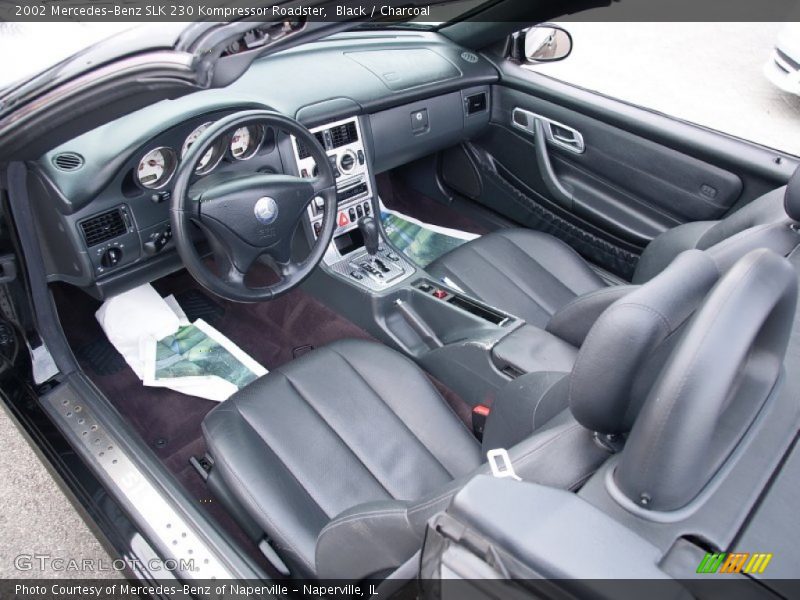  2002 SLK 230 Kompressor Roadster Charcoal Interior