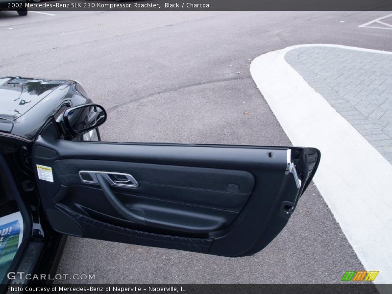 Black / Charcoal 2002 Mercedes-Benz SLK 230 Kompressor Roadster