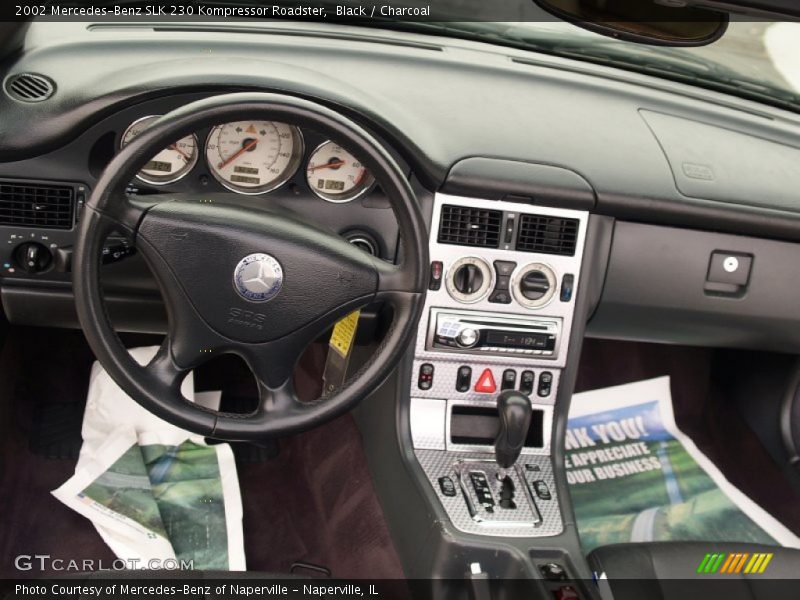 Black / Charcoal 2002 Mercedes-Benz SLK 230 Kompressor Roadster