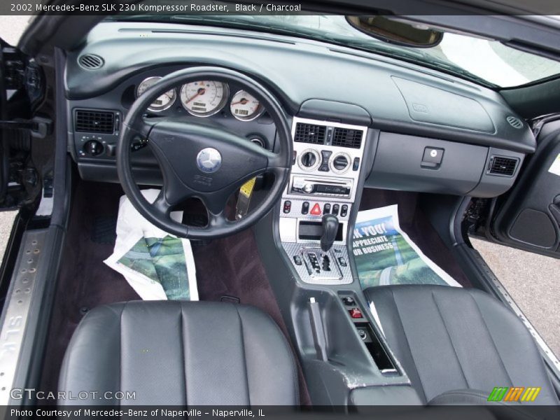 Black / Charcoal 2002 Mercedes-Benz SLK 230 Kompressor Roadster