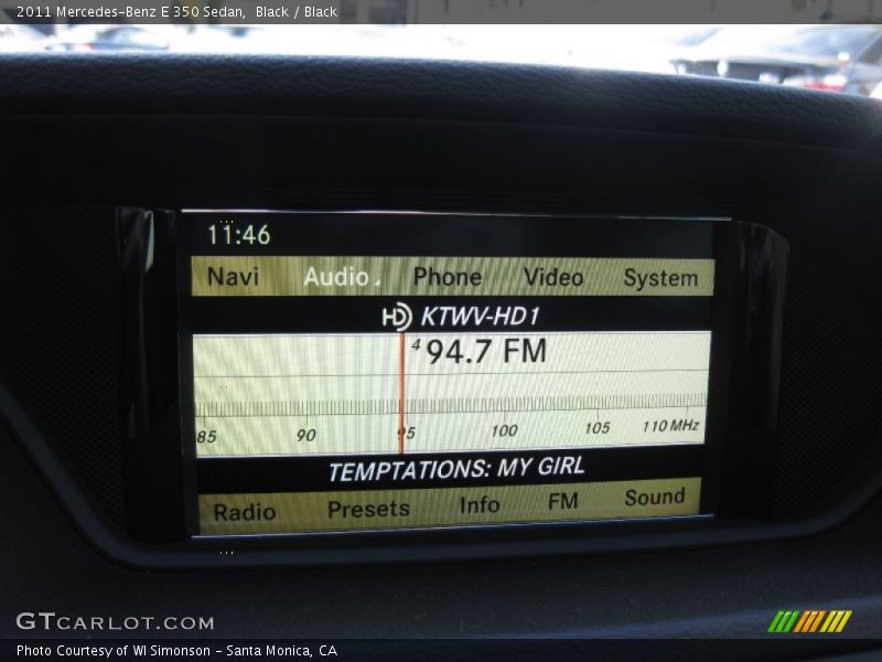 Black / Black 2011 Mercedes-Benz E 350 Sedan