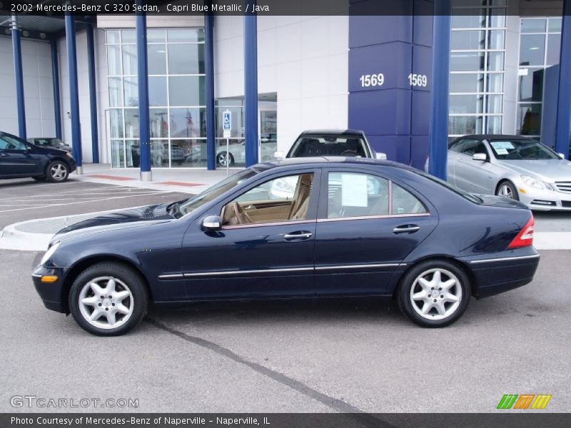 Capri Blue Metallic / Java 2002 Mercedes-Benz C 320 Sedan