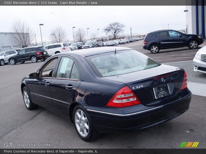 Capri Blue Metallic / Java 2002 Mercedes-Benz C 320 Sedan