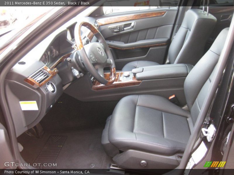 Black / Black 2011 Mercedes-Benz E 350 Sedan