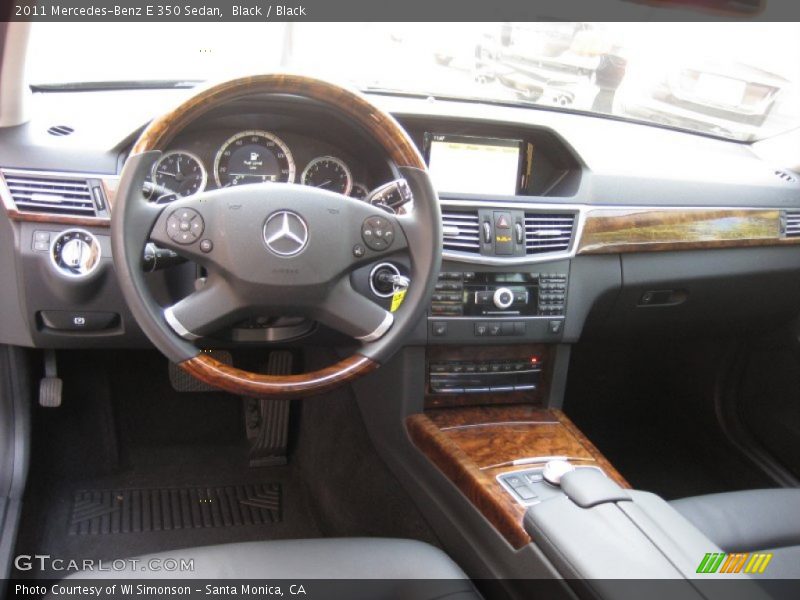Black / Black 2011 Mercedes-Benz E 350 Sedan