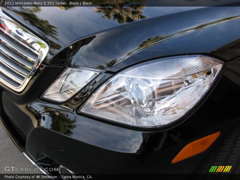 Black / Black 2011 Mercedes-Benz E 350 Sedan