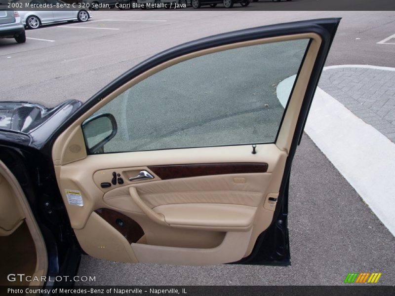 Capri Blue Metallic / Java 2002 Mercedes-Benz C 320 Sedan