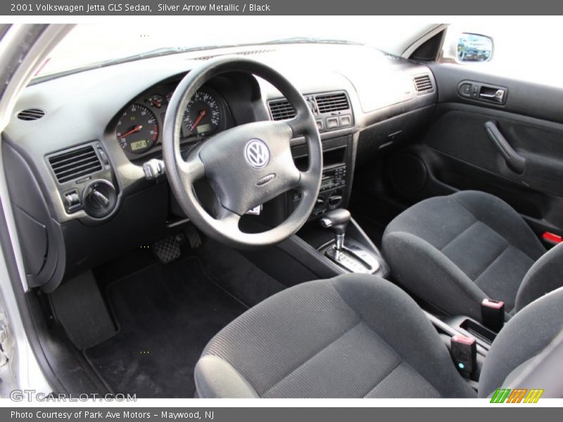 Silver Arrow Metallic / Black 2001 Volkswagen Jetta GLS Sedan