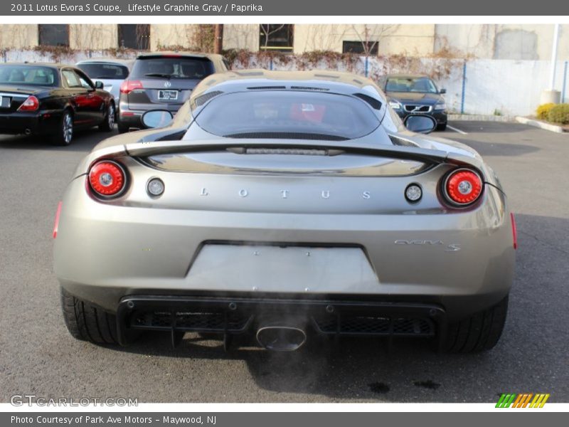  2011 Evora S Coupe Lifestyle Graphite Gray