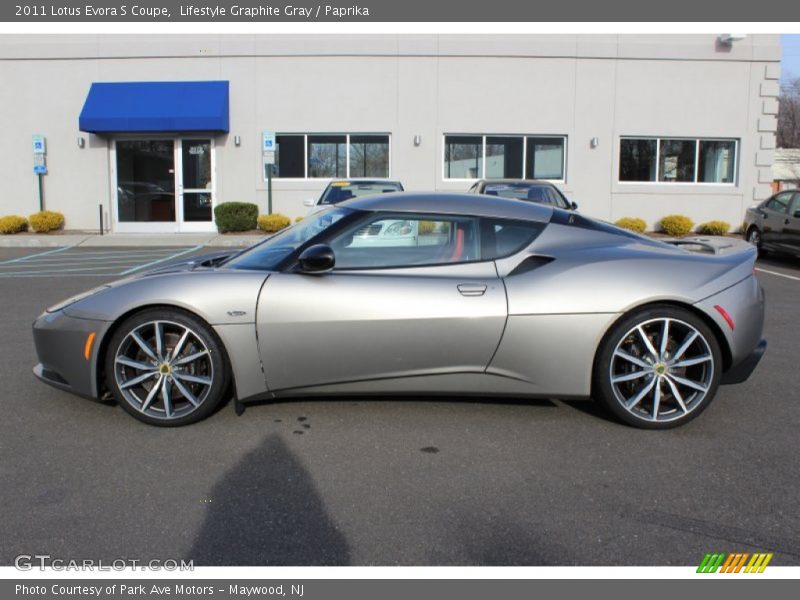  2011 Evora S Coupe Lifestyle Graphite Gray