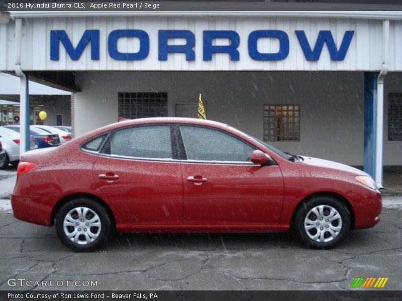 Apple Red Pearl / Beige 2010 Hyundai Elantra GLS