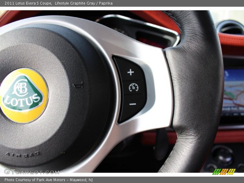 Controls of 2011 Evora S Coupe