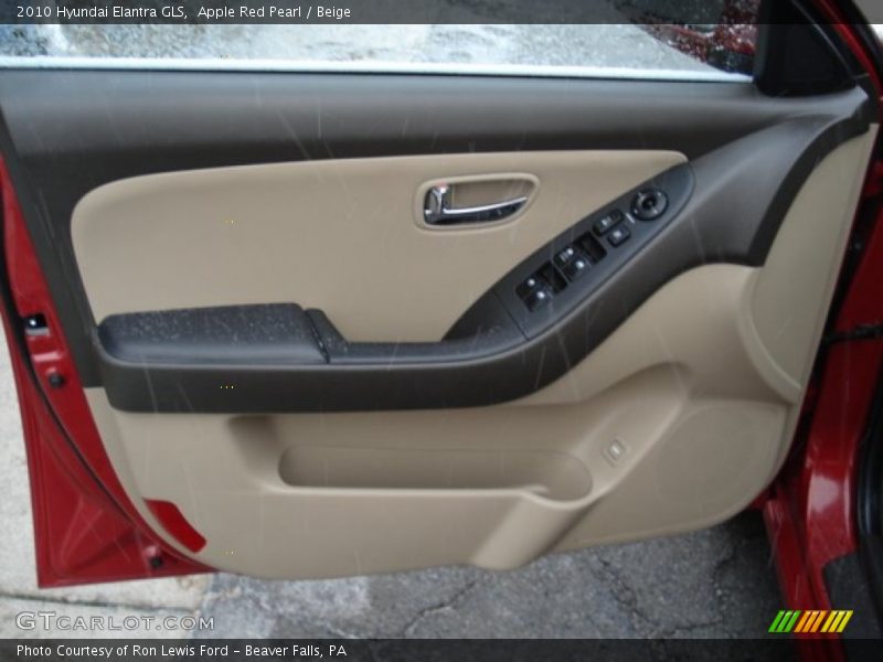 Apple Red Pearl / Beige 2010 Hyundai Elantra GLS