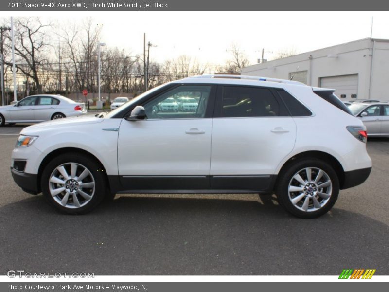 Birch White Solid / Jet Black 2011 Saab 9-4X Aero XWD